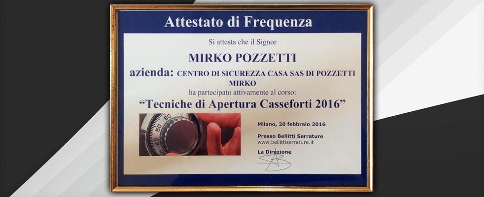 centro di sicurezza casa di pozzetti mirko